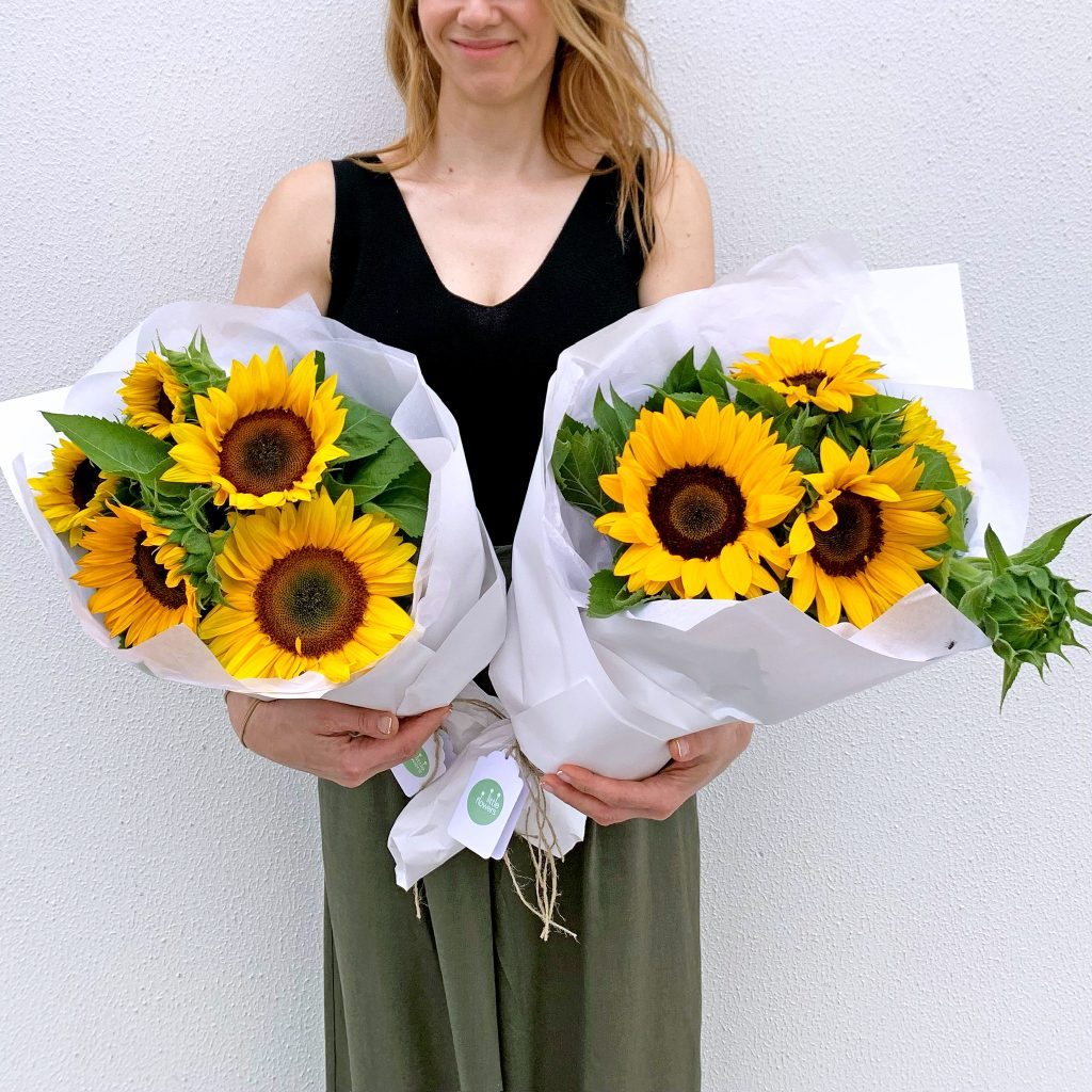 Two bunches of Sunflowers